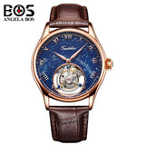 Mechanical Watch Men Waterproof Tourbillon Automatic