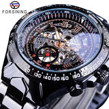 Mechanical Skeleton Sport Wrist Watch