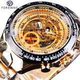 Mechanical Skeleton Sport Wrist Watch