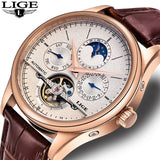 Automatic Mechanical Watch Men Business Waterproof Sport