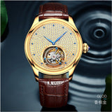 Full Diamond Tourbillon Automatic Watch