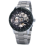 Sport Clock Men Automatic Watch Skeleton