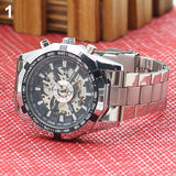 Skeleton Automatic Mechanical Watch